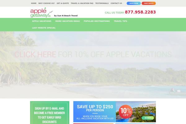 applegetaways.com site used Applegetaways