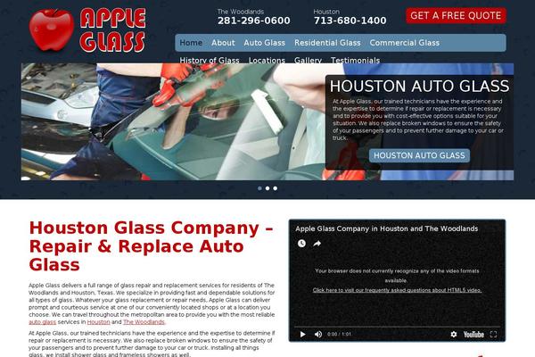 appleglasscompany.com site used Appleglass-v2
