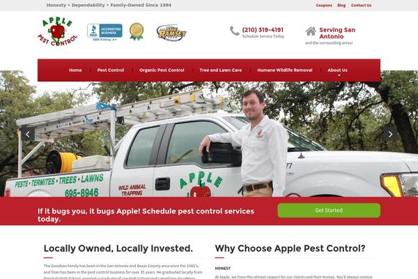 applepestcontrol.com site used Apple-pest