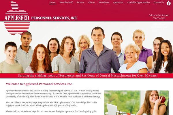 appleseedpersonnel.com site used Appleseedpersonnel