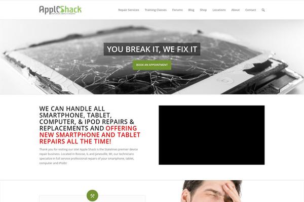 Enfold theme site design template sample