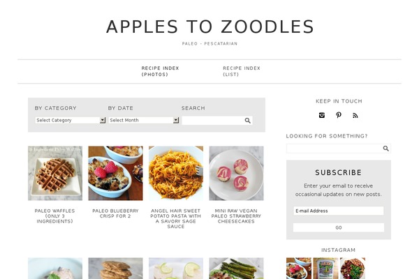 applestozoodles.com site used Foodie