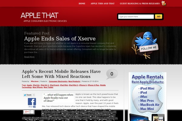 applethat.com site used RedTime