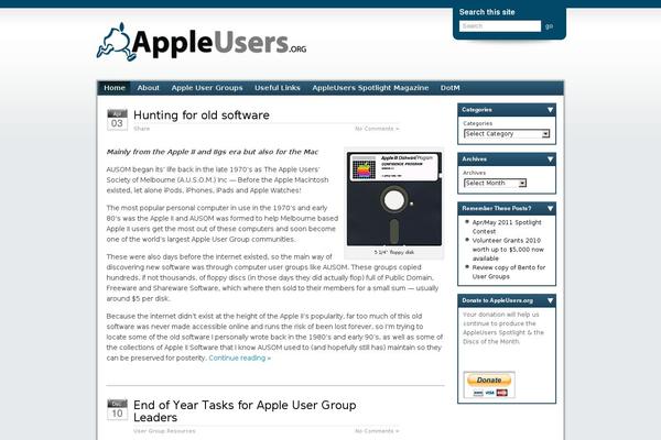 appleusers.org site used Appleusers