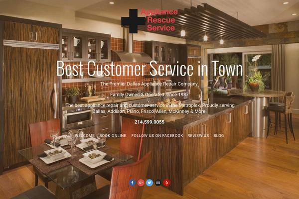 appliancerescuedallas.com site used Appliancerescuetheme2