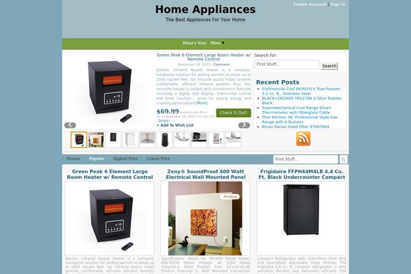 applianceshomes.com site used Ewatheme