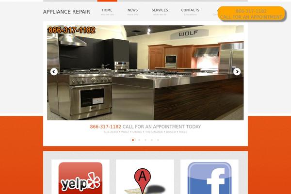 appliancewefix.com site used Theme1968