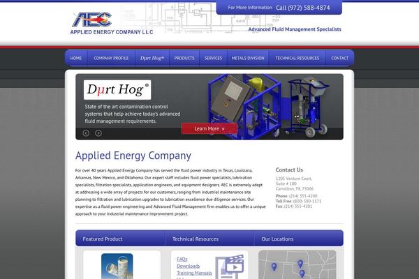 appliedenergyco.com site used Applied-energy-theme