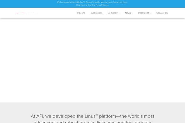 WordPress website example screenshot