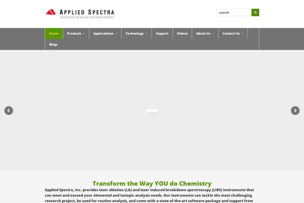 appliedspectra.com site used Asi-child-theme