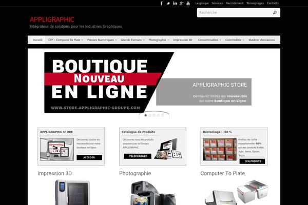 WordPress website example screenshot