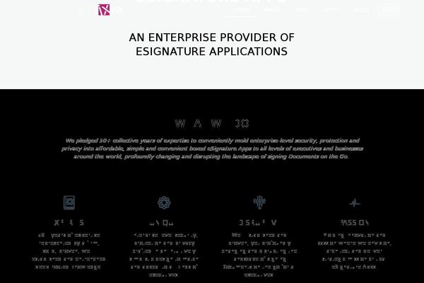 WordPress website example screenshot