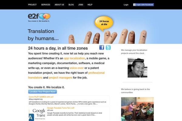 twentytwelve-e2f theme websites examples