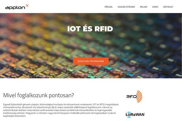 Smarthome theme site design template sample