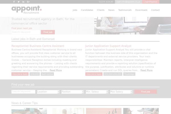 appoint.co.uk site used Designfordigital