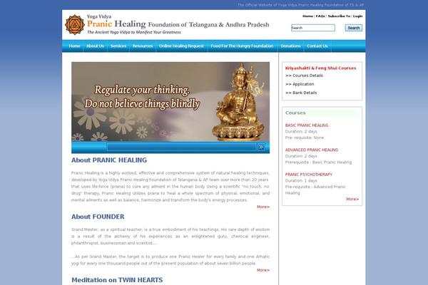 appranichealing.org site used Yogavidya