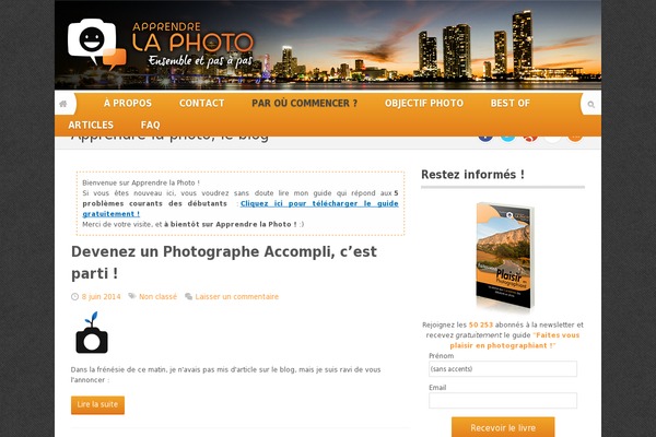 apprendre-la-photo.fr site used Apprendrelaphoto