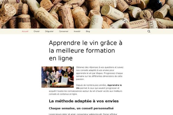Twenty Thirteen theme site design template sample