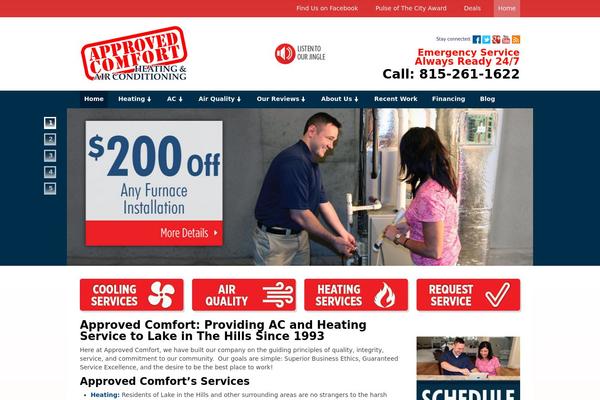 approvedcomfort.com site used Alpha