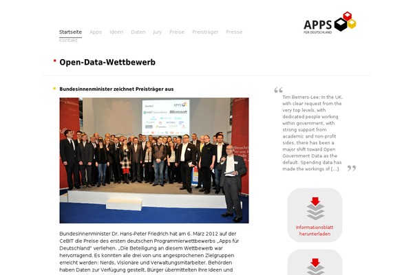 apps4deutschland.de site used Apps4d