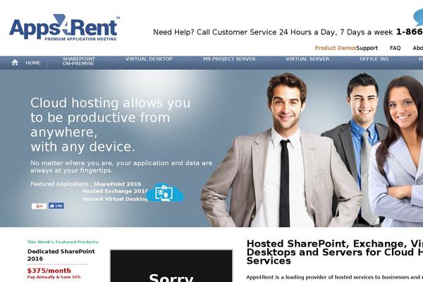 apps4rent.com site used Apps4rentoffice