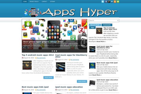 appshyper.com site used Fischa