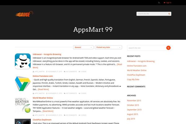 Asm theme websites examples