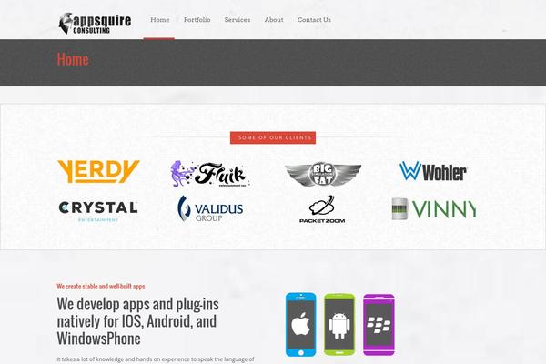 appsquire.com site used Appdev