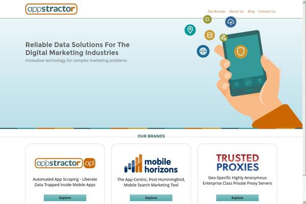appstractor.com site used Appstractor