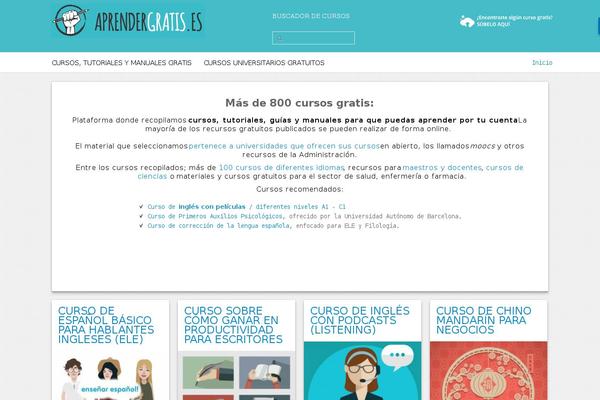 aprendergratis.es site used Aprendergratis