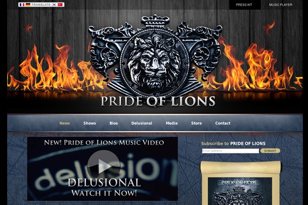 aprideoflions.com site used Graphene