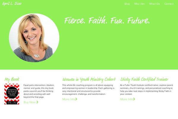 aprildiaz.com site used April-diaz