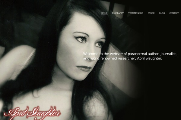 aprilslaughter.com site used Theme1233