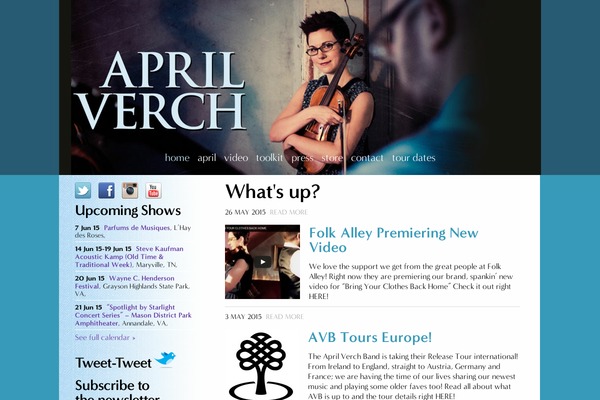 aprilverch.com site used Verch