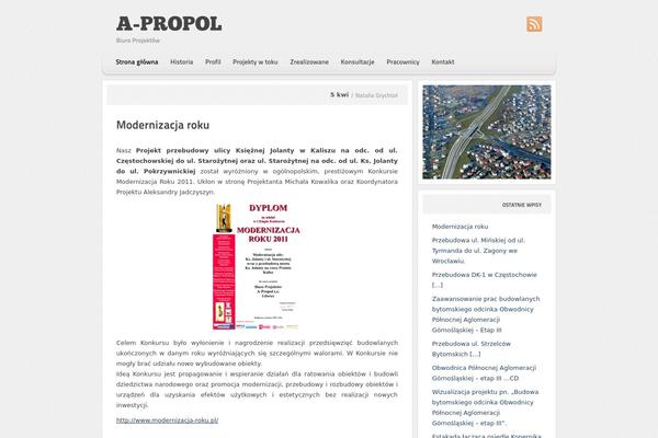 apropol.pl site used Paperpunch