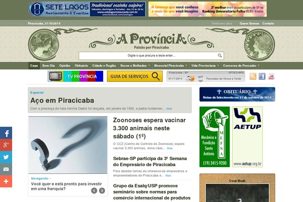 aprovincia.com.br site used Aprovincia
