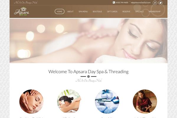 Spa Lab theme site design template sample