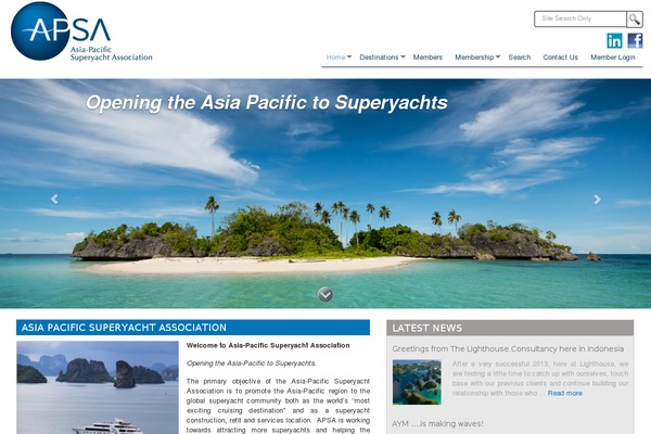 apsuperyacht.org site used Apsa