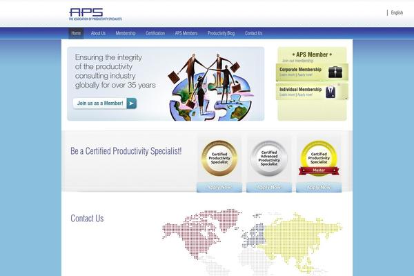 Aps theme site design template sample