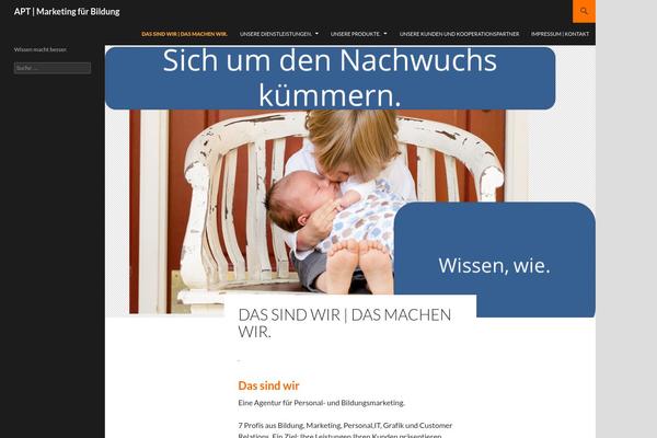Twenty Fourteen theme site design template sample