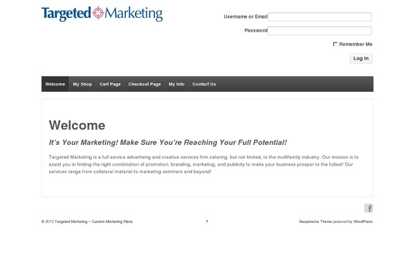 Responsive theme site design template sample