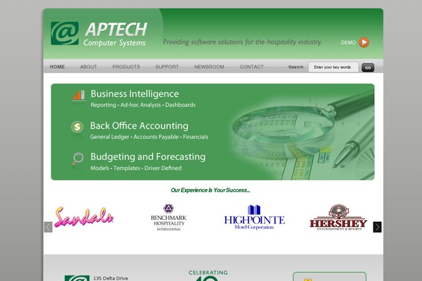 aptech theme websites examples