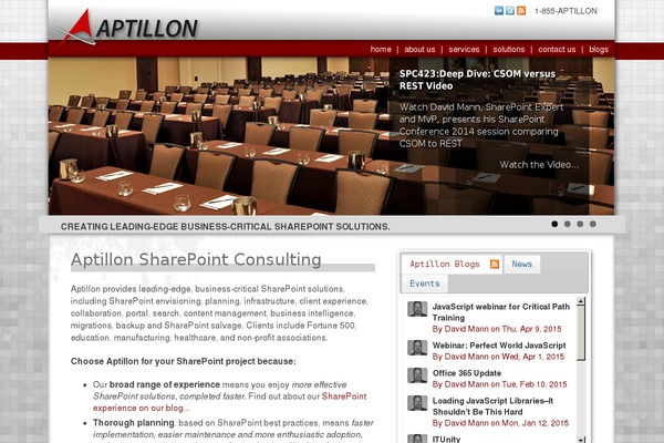 aptillon.com site used LightWord
