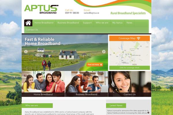 aptus.ie site used Broadband