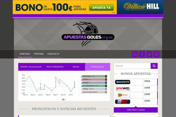 apuestasgoles.com site used Tap-2013