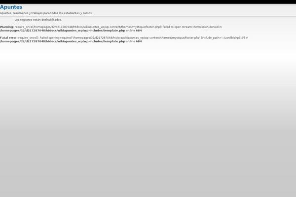 Mystique theme site design template sample