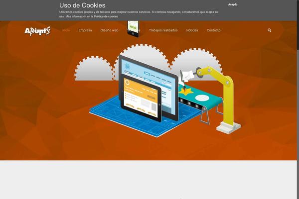 Site using Google Analytics y la ley de Cookies plugin