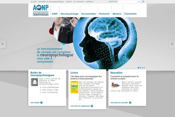 aqnp.ca site used Aqnp-website-theme