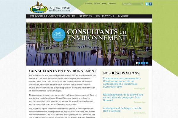 Aqua theme site design template sample