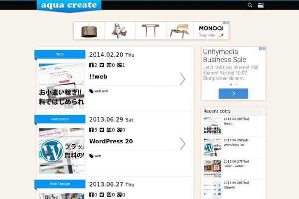 aqua-create.com site used Aquacreate_ver3